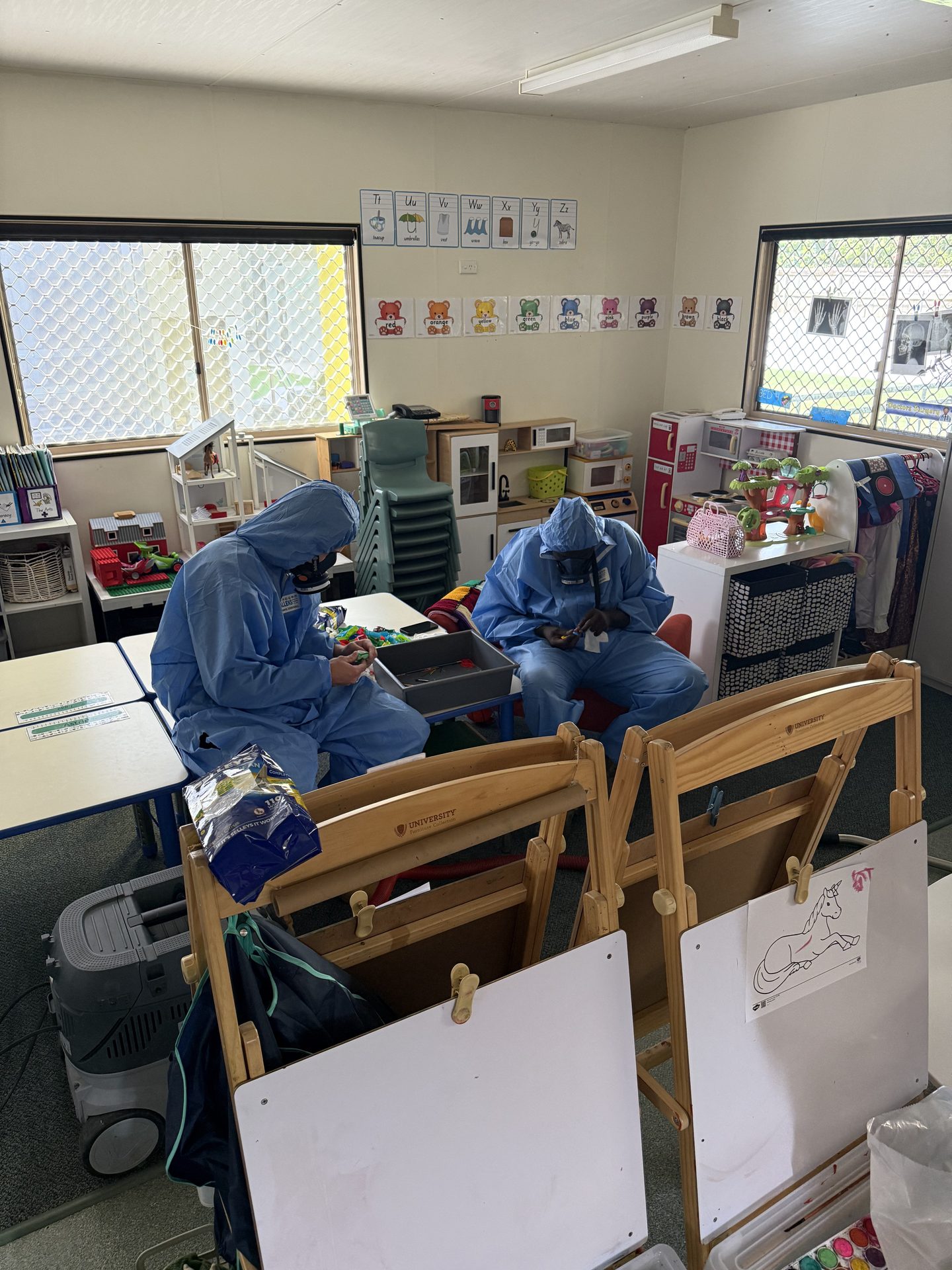 Classroom decontamination