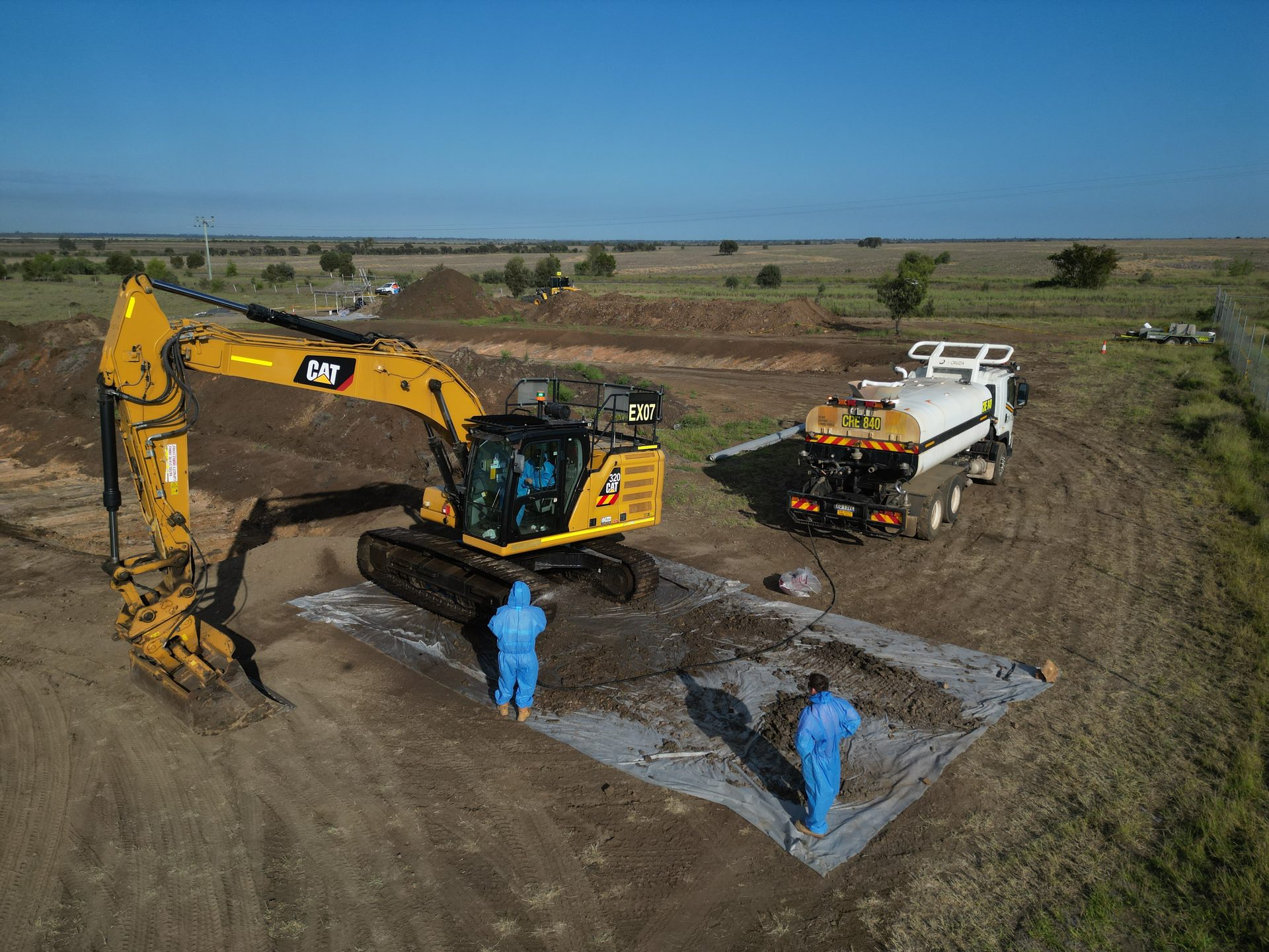 Plant decontamination and dust suppression
