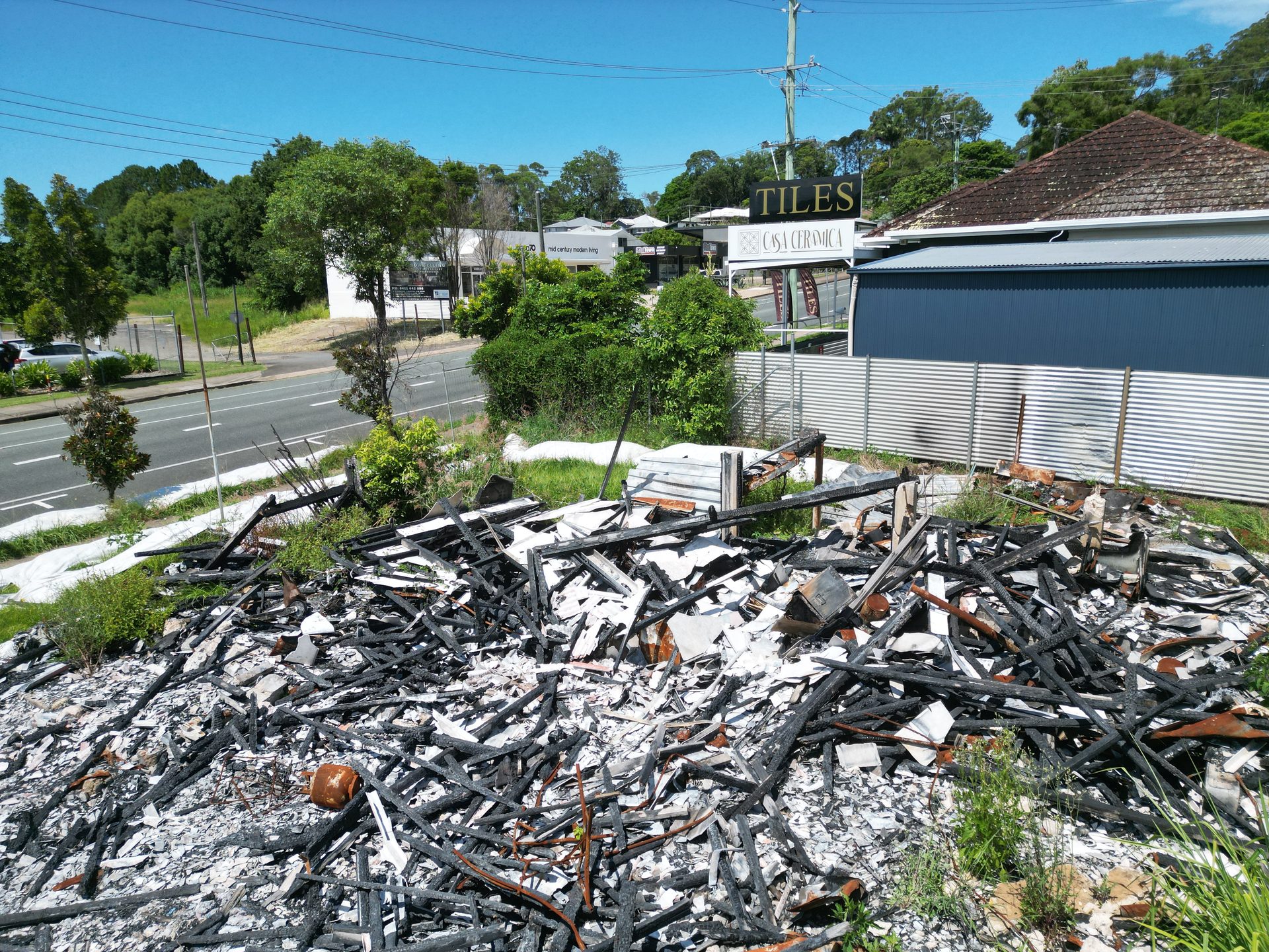 House Fire Asbestos Remediation — Nambour, Sunshine Coast QLD